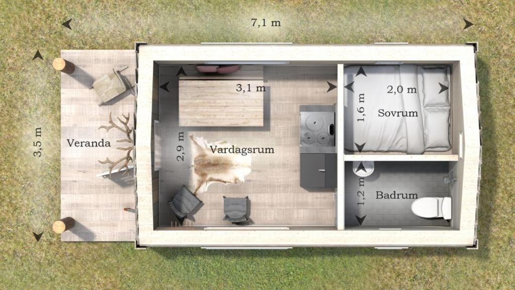 Vila Lycka Torestorp Exteriér fotografie